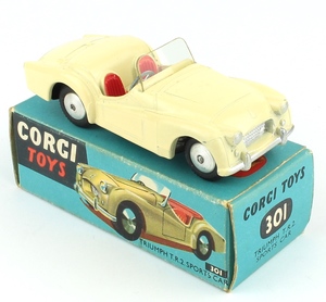 Corgi 301 triumph tr2 x257a