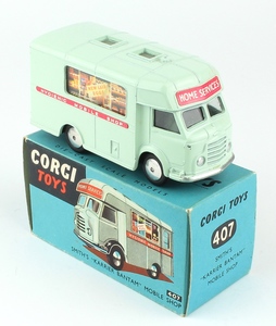 Corgi 407 karrier bantam mobile shop x279