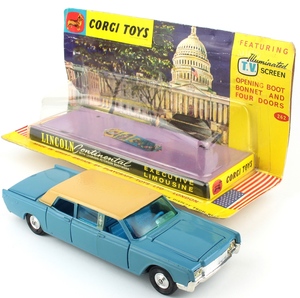 Corgi 262 lincoln contiental blue fawn x284