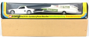 Corgi gift set 37 carlsberg power boat x315