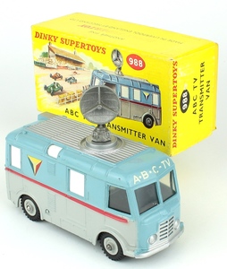 Dinky 988 abc tv transmitter van x360