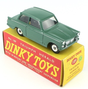 Dinky 189 triumph herald prmotional x431