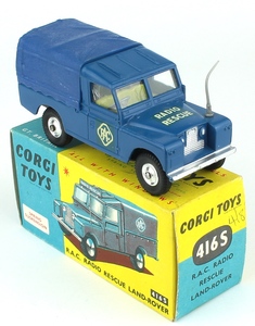 Corgi 416s rac radio rescue landrover x463