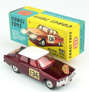 Corgi 322 rover monte carlo x599