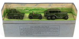 Dinky 152 royal tank corps light tank set x731