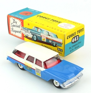 Corgi 443 plymouth us mail x752