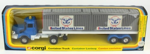 Corgi 1107 container truck united states x772