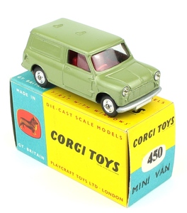 Corgi 450 austin mini van x799