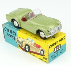 Corgi 305 triumph tr3 x805