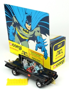 Corgi 267 batmobile wide wheels x912