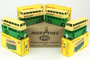 Dinky trade box 290 dunlop bus x932a