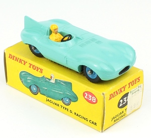 Dinky 238 d type jaguar yy7