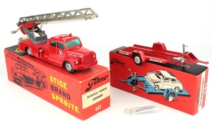 Tekno 445 falcks fire engine trailer yy38