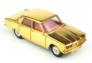 Corgi 252 rover 2000 gold plated yy82