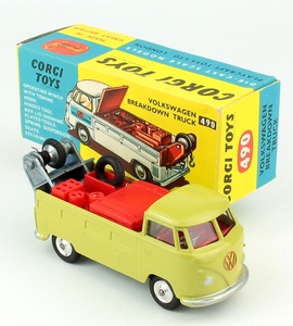 Corgi 490 vw breakdown truck yy155