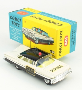 Corgi 481 chevrolet police car yy301