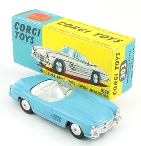 Corgi 303 mercedes open roadster yy323