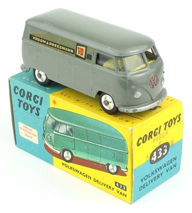 Corgi 433 vroom dreesmann volkswagen delivery van yy337