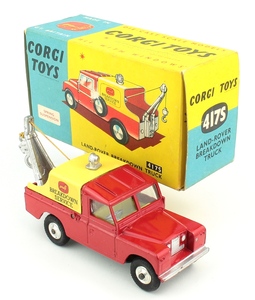 Corgi 417s landrover breakdown truck yy341