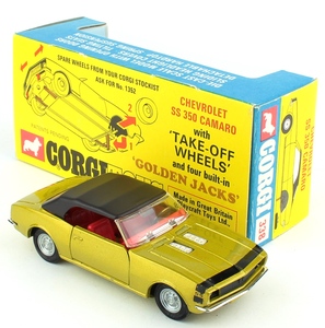 Corgi 338 chevrolet camaro yy373 