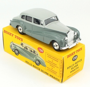 Dinky 150 rolls royce silver wraith yy543