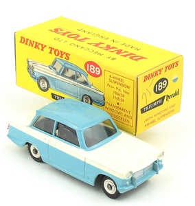 Dinky 189 triumph herald yy548