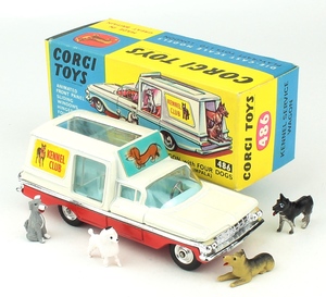 Corgi toys 486 kennel service wagon yy634