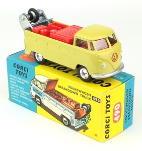 Corgi toys 490 volkswagen breakdown truck yy635