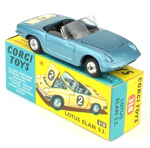 Corgi toys 318 lotus elan s2 yy642