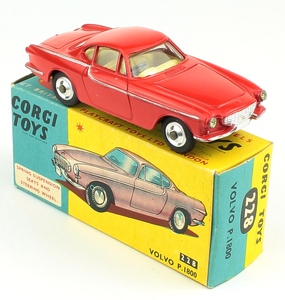 Corgi toys 228 volvo p1800 yy671