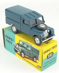 Corgi toys 351 landrover raf yy676