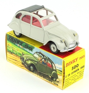 French dinky spain 2cv citroen grey yy762