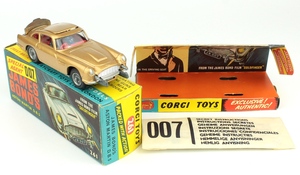 Corgi toys 261 james bond aston martin yy796