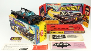 Corgi toys 267 batmobile matt black yy911