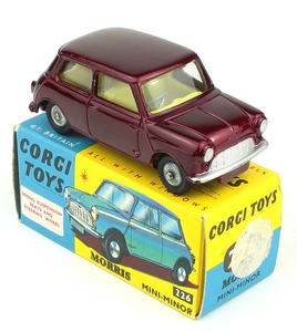 Corgi toys 226 morris mini minor yy942