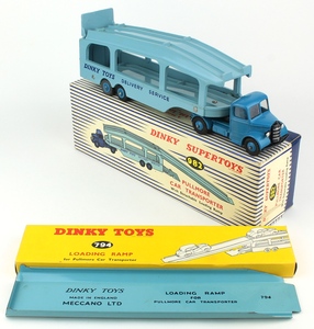 Dinky supertoys 982  pullmore car transporter trailer zz36