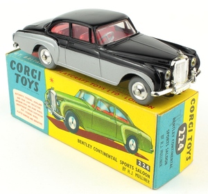 Corgi toys 224 bentley continental sports zz92