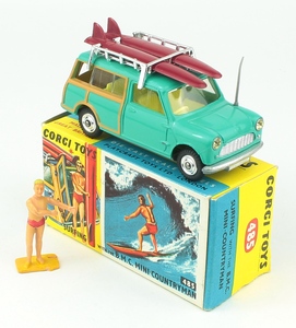 Corgi toys 485 surfing mini countryman zz100