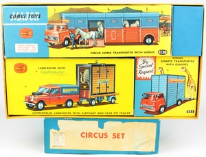 Corgi toys fao schwarz set chipperfield circus zz143