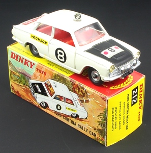 Dinky toys 212 ford cortina rally car zz163