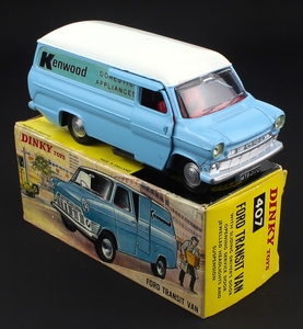 Dinky toys 407 kenwood transit van zz197