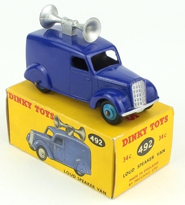 Dinky toys 492 loud speaker van zz199