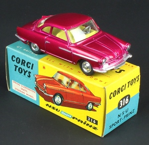 Corgi toys 316 nsu prinz zz263