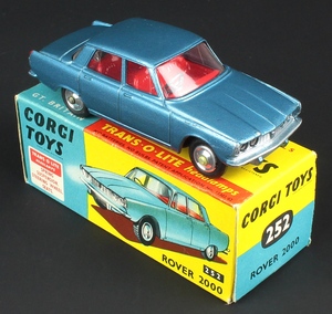 Corgi toys 252 rover 2000 zz264