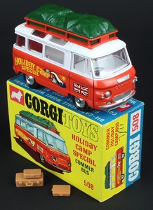 Corgi toys 508 holiday camp bus zz265