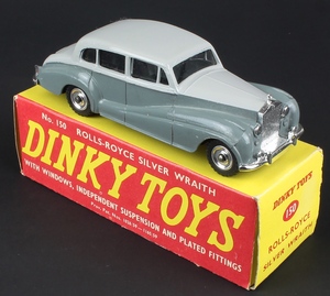 Dinky toys 154 rolls royce silver wraith zz319