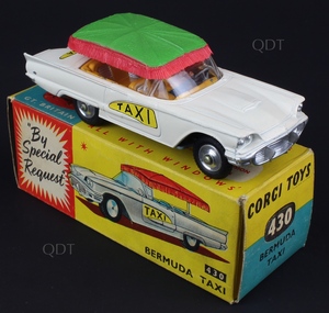 Corgi toys 430 bermuda taxi zz418