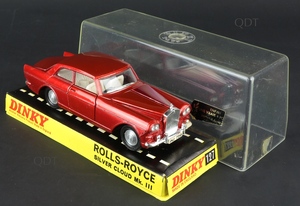 Dinky toys 127 rolls royce silver cloud zz442