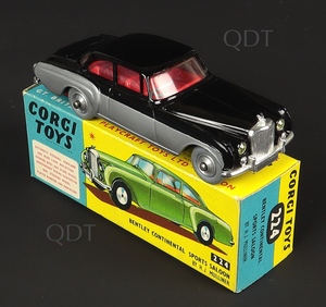 Corgi toys 224 bentley continental sports saloon zz583