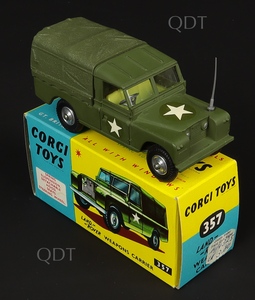 Corgi toys 357 landrover weapons carrier x462a